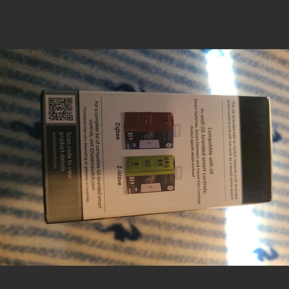 GE Enbrighten Add-On Switch With QuickFit And SimpleWire, Toggle, White - NEW - Picture 4 of 4